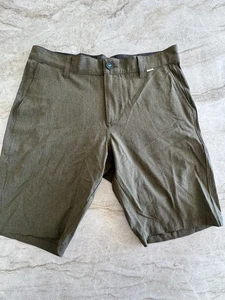 Linksoul Solid Boardwalker Short Army Green Size 32 New - Picture 1 of 8