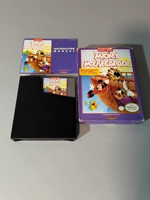 Mickey Mousecapade Circle (Nintendo NES) Complete in Box CIB #1 - Image 1 of 4