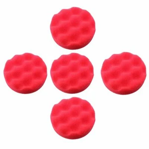 75mm Ultra Soft Final Finishing Mop Sponge for Buffing Polishing Hook + Loop 5pc - Picture 1 of 4