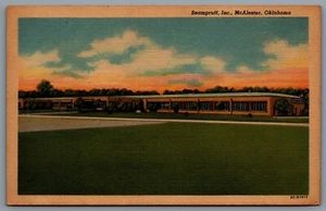 Postcard McAlester OK c1952 Seampruff, Inc. Clothing Manufacturer Defunct - Picture 1 of 2