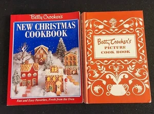 Vintage 1998 Betty Crocker Picture Cook Book Hardcover & Christmas Cookbook Lot! - Bild 1 von 15