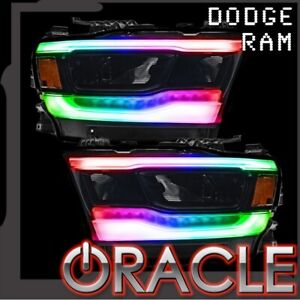 Oracle Lighting 2019-2021 Fits Dodge Ram RGBW Headlight DRL Upgrade Kit 1281-339