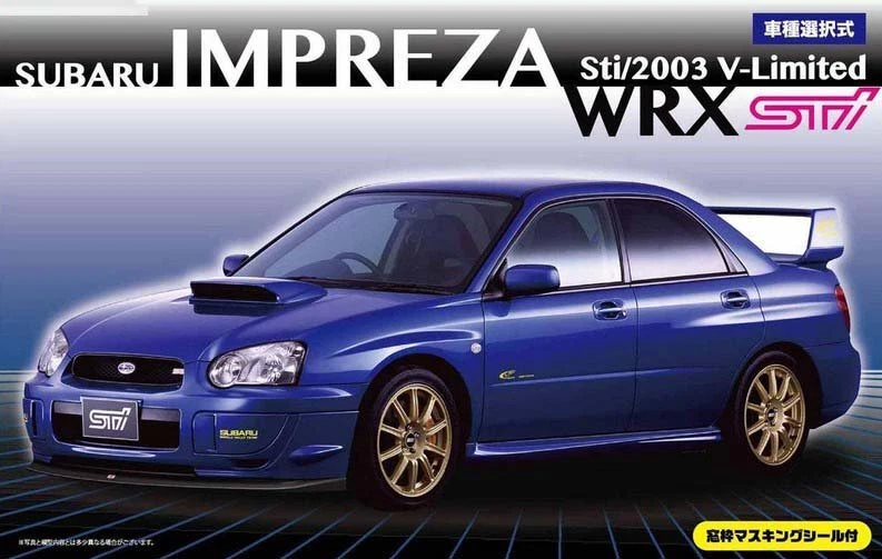 Fujimi 1/24 Inch up Series No99 Subaru Impreza STI Version IV VI
