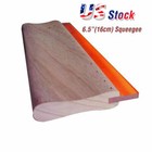 US-6.5inch Silk Screen Printing Squeegee Ink Scraper Scratch Board 75 Durometers