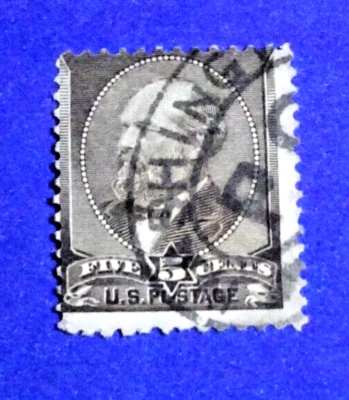 US 205 GARFIELD 5c SELLO 1882 USADO/CANCELAR AMARILLO/MARRÓN PRECIO JUSTO #3 Foto 1 de 2