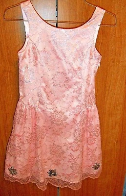 Vestido ROSA para niñas para ocasiones especiales de La Piccola Danza talla 8 mezcla de nailon EE. UU. Foto 1 de 4