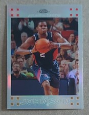 2007-08 Topps Chrome JOE JOHNSON #2 Refractor SP #/999 Atlanta Hawks 