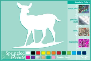 DOE Deer cut vinyl decal #1 car truck window Hunting sticker Deer Hunt - Bild 1 von 1