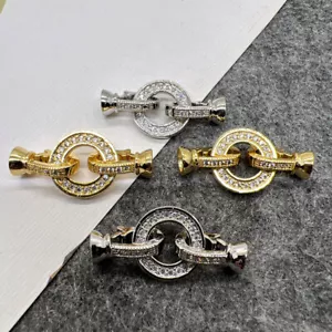 1x DIY Jewelry Connector Fastener Clasp For Necklace Bracelet Making - - Bild 1 von 13