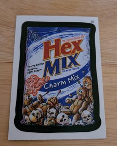 WACKY PACKAGES SERIES #4 - HEX MIX - Sticker #36