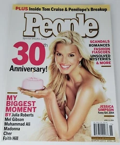 People Magazine April 12, 2004 Jessica Simpson 30th Anniversary Special Issue - Picture 1 of 6