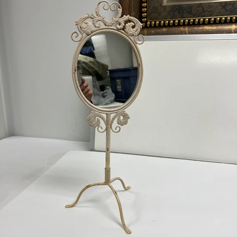Vintage metal stand with mirror Cover