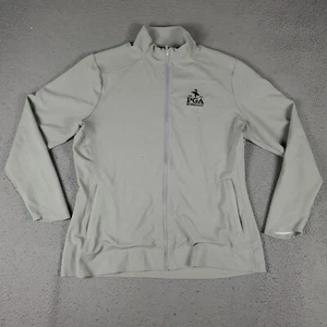 Nike Jacket Womens Size XL Gray PGA Bethpage Golf Full Zip Up Track Ladies * - Picture 1 of 11