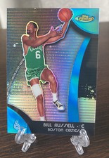 Bill Russell 07-08 TOPPS Finest Refractors Blue 1/100 first on print 1/1 HOF NM+