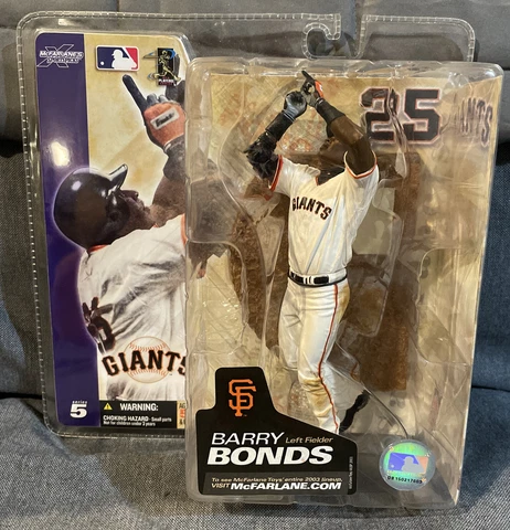 McFarlane Series 5 MLB Barry Bonds Giants White Jersey Action Figure Cover