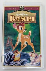 Bambi VHS (1942) - NTSC - French - VG (Tested) - Picture 1 of 6
