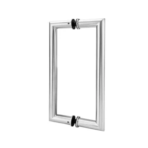 Puerta de entrada de esquina ametrada de 12"" y 24"" mango de tracción trasero acero inoxidable 304 - Imagen 1 de 14