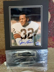 Jim Brown Jimmy Photo Photograph AUTO SIGNED Autograph PSA/DNA Football MATTED - Picture 1 of 3