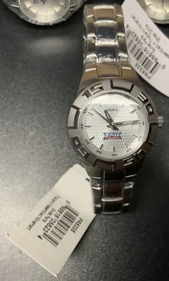 FAU Florida Atlantic University Fossil PR5335 Watch Ladies SS Wristwatch,Working - Image 1 of 4