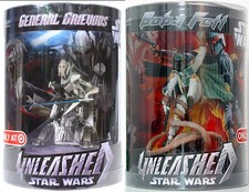 STAR WARS UNLEASHED BOBA FETT & GENERAL GREIVOUS SARLACC PIT TARGET EXCLUS TUBE