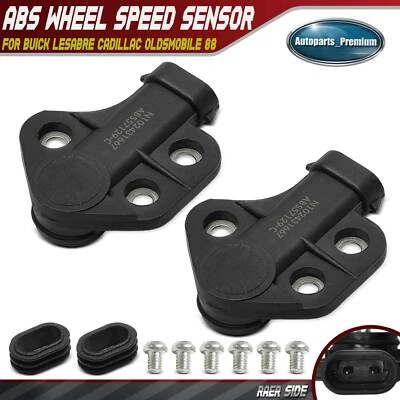 2x Sensor de velocidad de rueda ABS trasero para Buick LeSabre Cadillac DeVille Oldsmobile 88 Foto 1 de 4