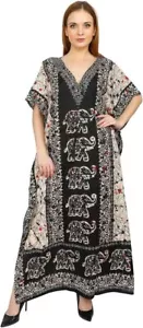 Maxi túnica caftanes kimono mujer Dashiki caftán africano talla libre - Imagen 1 de 35