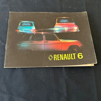 Libretto Uso e Manutenzione RENAULT 6 - Ed. Italiana - Immagine 1 di 4