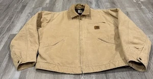 Vintage Carhartt Detroit Jacket. Large Wheat J43WET '98 USA Excellent Condition - Picture 1 of 10