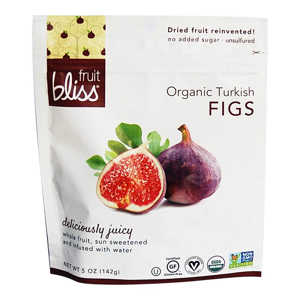 Fruit Bliss Organic Turkish Figs 5 Ounce 811406020048