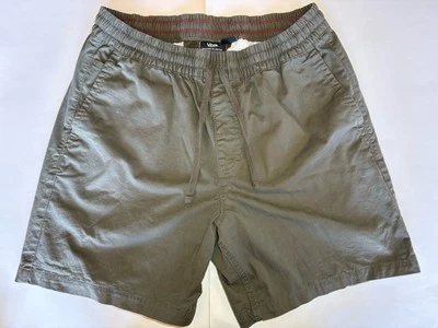 Pantalones cortos elásticos para hombre Small Vans Range verde oscuro Foto 1 de 3