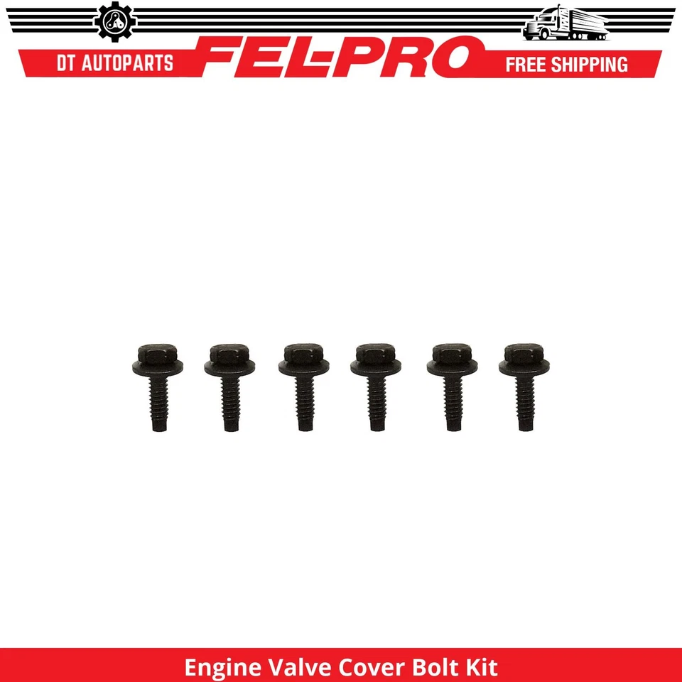 Kit de pernos de cubierta de válvula de motor V6 de 3,9 L Fel-Pro 1988 1989 para Dodge Dakota 1987-1990 Foto 1 de 1