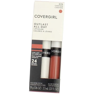 CoverGirl Outlast All-Day Lip Color, Canyon, 0.07 fl oz, 2 Ct - Image 1 of 2