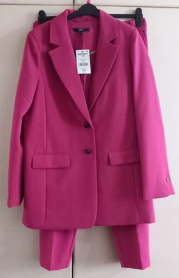 New With Tags Next Womens 2piece Trouser Suit  raspberry pink  UK 12R - CG D21 - Image 1 of 4