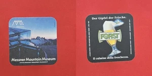Forst - Messner Mountain Museum Brauerei Bierdeckel Bier - Picture 1 of 1