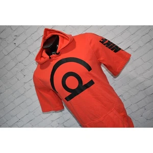 Nike Air Pivot Hoodie Pullover Mens Size Large Basketball Short Sleeve Red  - Picture 1 of 8