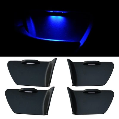 Manija de puerta interior cuenco luces LED 4 piezas para Toyota Camry 12-16 azul oscuro Foto 1 de 4