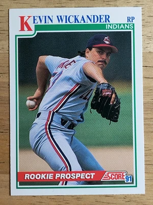 1991 Score #355 Kevin Wickander - Image 1 of 2