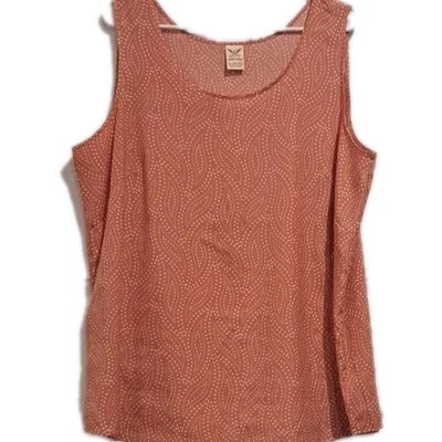 Faded Glory Womens Shirt Top Blouse Size 2X Large Desert Sunset Sleveless   - Image 1 of 4