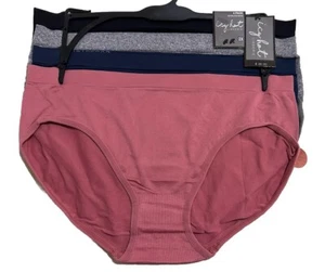 Women Ladies Icy Hot 4 Pack Seamless Bikini Panties Underwear Size 2XL NWT - Picture 1 of 10