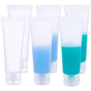 5-50ml Refillable Plastic Soft Tubes Squeeze Make Up Shampoo Bottles Samples AU - Picture 1 of 5