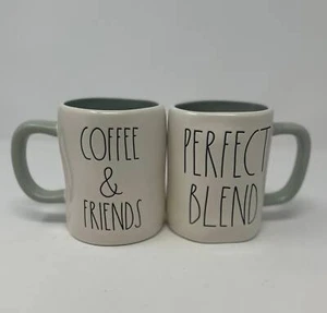Taza de café y amigos Rae Dunn MEZCLA PERFECTA, granja, blanco clásico, Rae Dunn - Imagen 1 de 5
