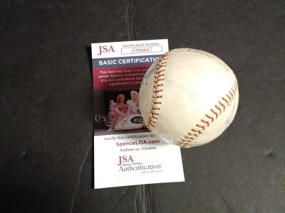 Grote, Dyer, McAndrew & Millan Signed Baseball New York Mets Autograph JSA# - Image 1 of 4