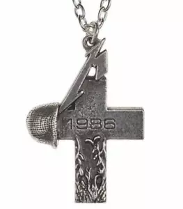 Metallica: Master of Puppets, 1986 Cross Pendant Necklace Boxed, Alchemy England - Picture 1 of 6