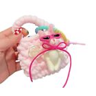 Crocheted Mini Bag Earphone Storage Bag Headphone Case Furry