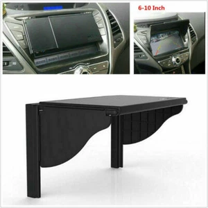 Adjustable 6-10'' Car GPS Sun Shade Navigation Stereo Radio Cover Sun Visor New. - Picture 1 of 11
