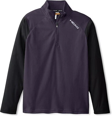 Chaqueta de microfleece BNWT HEAD para hombre 1/4 cremallera profesional simulada talla pequeña Foto 1 de 2