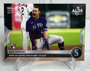 2022 Topps Now #1056 JULIO RODRIGUEZ Rookie Historic Start - Mariners - Picture 1 of 2