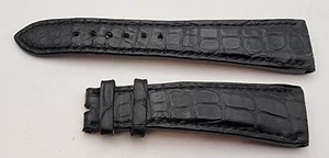 Authentisches Girard Perregaux schwarzes Leder Uhrenarmband 22/16 mm, 78 + 113 mm OEM - Bild 1 von 2
