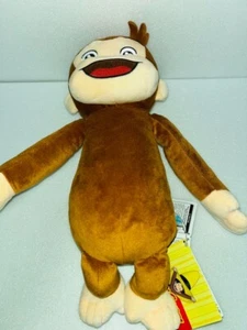 Curious George Premium Exciting Plush Backpack 15×10×33cm RED - Picture 1 of 3