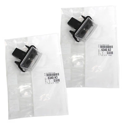 Coppia 2 x 6340.A3 Luci Targa Originale Citroen C3 DS4 C5 Peugeot 206 207 307 - Immagine 1 di 3